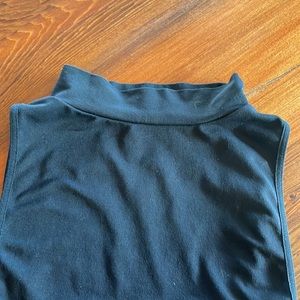 Free People Intimately Lace up side Bodysuit. Mock neck. Black size M/L